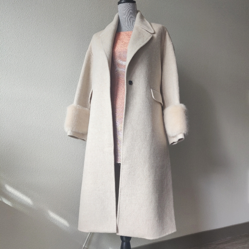 Mute by JL Merino Wool Coat - Picture 3 of 11